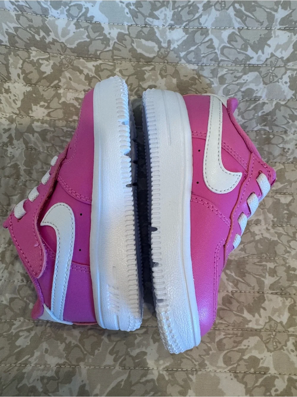 Nike Hot Pink and White Toddler Sneakers